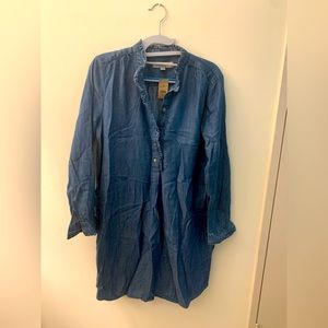 Loft Chambray shirt dress size MP